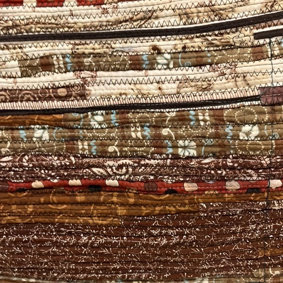 Hand Crafted Patchwork Rug Laptop Computer Tote - Picture 11 of 11